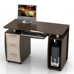 Wooden Office Computer Desk by Yugin - Efficient Workspace Solution