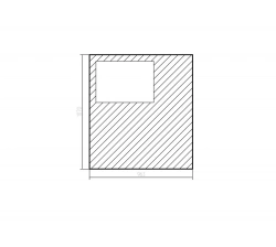 Left Side Window Glazing Unit for LIАЗ Bus 429260-5403307-03СБ