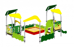 Kids Play Complex "Sandpit with Slide" Romana 109.38.01