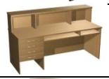 Direct Module Desk with Drawers 1800x700x1100 mm