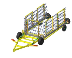 Universal Soil Processing Aggregate with Heavy Spring Harrows UPA-BZP-25