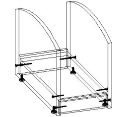 TV Stand Shelf - Model TV-APPSD-2.18.01-01