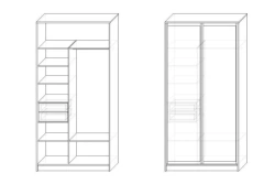 Sliding Door Wardrobe - Customizable Storage Solution