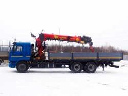 Multi-functional Truck with Hydraulic Crane MKMA on KAMAZ 65117 Base Model 64K37N-U8