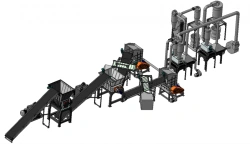 Rubber Processing Line RTI-2000 for Tire Recycling
