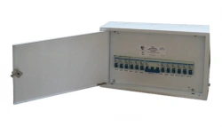 Illuminated Distribution Panel OShV with Metal Door, 240-370mm Height, 268-376mm Width, 95mm Depth