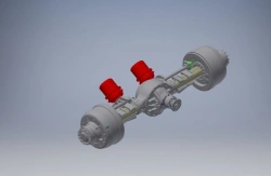 Rear Axle with Cam Brakes 231.2400012-20.18 E