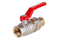 Nickel-Plated Ball Valve with American Connection Dist, Expert Series DN20 3/4" BSP-NPT, H142R