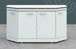 Durable Gray Metal Frame End Table with Adjustable Legs