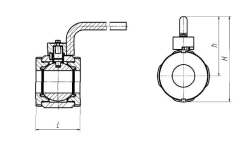 Interflanged Ball Valve KSH DN 10-100 PN 1.6-10.0 MPa