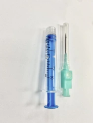 Sterile Single-Use Injection Syringes with Filter Needle - 3-Part Luer Lock, Model 2A