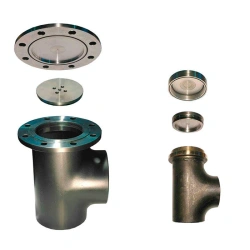 Pipe Fitting Tee for Continuous Flow with DN 50-1020mm Pressure Rating up to 1.6MPa