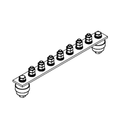 Main Grounding Busbar GZSH.02-430.270.7M8-ML