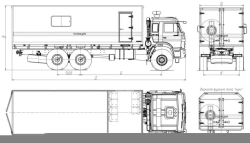 Operational Utility Truck 5759N1 on KAMAZ Chassis 43118-37