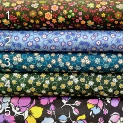 Bleached Cotton Flannel Fabric, Printed, Smooth Dyed Art. 1600F/75