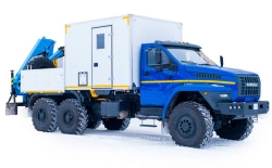 Mobile Workshop and Auto Laboratory 6YN31 Modification 6Y311E with Crane