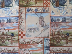 Jacquard Upholstery Fabric Seasons, Art. 300490