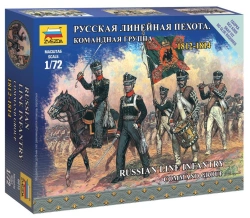 Russian Infantry Model Kit - Command Group