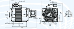 AC Induction Motors Series 5ANK 315 with Phase Rotor, Up to 75kW