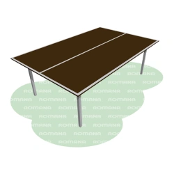Table Tennis Set with Built-in Metal Net Romana 203.13.00