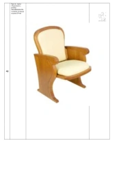 Parliament Chair - Public Seating Solution, 550x660x970mm