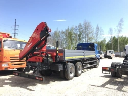 Hydraulic Loading Crane Special Vehicle KAMAZ 43118 Model 41K12N-Z070