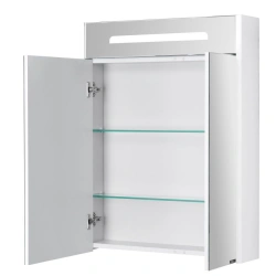 Aquaton Silva 60 cm Mirror Cabinet in Polar Oak - 1A216202SIW701.A216.2.02S.IW7.0