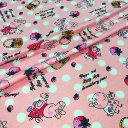 Mixed Knit Fabric for Apparel - 50% Cotton, 50% Polyester