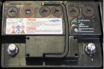 Lead-Acid Starter Battery 6СТ-58VL Euro for TOYOTA (Battery 28800F027000)