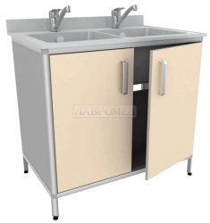 Double Sink Folding Table STM-2 for Medical Laboratories