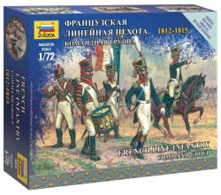 French Line Infantry Command Group Assembly Model