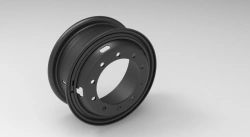 Steel Cargo Wheel with Split Rim, Size 7.5-20, Product No. 65115-3101012-50