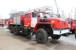 Fire Tanker AC-6.0-40 (4320) 6YN31, Mod 6Y111W on Ural-4320-1151 Chassis