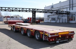 Specialized Heavy-Duty Semi-Trailer for Transporting Equipment - TVERSTROYMASH 993941-0022 AS46W 1SSL-2R1SS