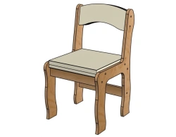 Yalta Chair for Preschool Playtime - Model StD97