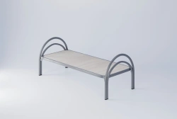 Curved Back Metal Bed K651.1.L