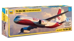 Passenger Airliner Tu-204-100 Assembly Model