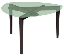 Rille 443 Coffee Table - Modern Design and Functionality
