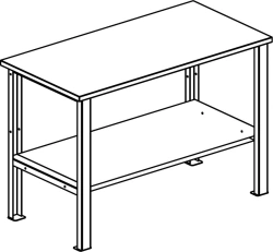 Workbench for Metal and Wood Processing