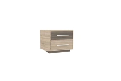 Bruna LD 631040.000 Nightstand (Dark Sonoma Oak/Light Sonama Oak)
