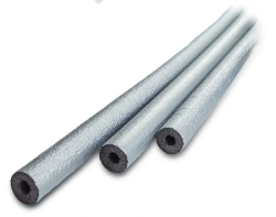 Black Foam Insulation Tubes with Silver Polymer Coating TILIT Black Star Split