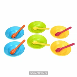 Kids Play Dining Set for Role-Play Games / 12 Pieces