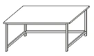 Laboratory Table on Metal Frame SL-5