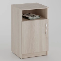 Stationary Cabinet with 1 Compartment and 1 Shelf with Door