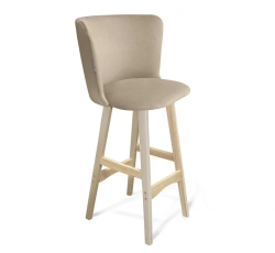 Sheffilton SHT-ST36/S65 Bar Stool with Wooden Frame