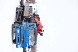 Multi-functional Special Vehicle with Hydraulic Crane MKMA on KAMAZ 43118 Base 41K37N-U4