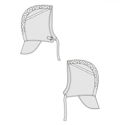 Men's Insulated Under-Helmet Caps for Industrial Protection, Model M-271/4U