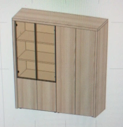 Combination Wardrobe with Decorative Binding - JR517