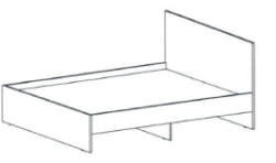 Comfortable Adult Bed by Alliance-S