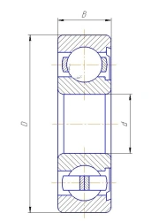 Rolling Bearing 6-60203-ETU 100/3